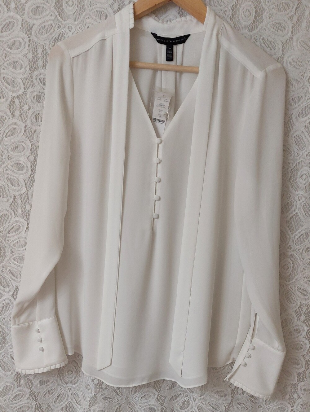 WHBM- White House Black Market Blouse. Sz.10. NWT